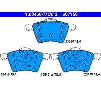 ATE 13.0460-7156.2 Kit pastiglie freno, Freno a disco per FORD