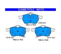 Set di pastiglie freno ATE 13.0460-7173.2, anteriore