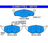 ATE 13.0460-7178.2 Kit pastiglie freno, Freno a disco per AUDI