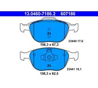 ATE 13.0460-7186.2 Kit pastiglie freno, Freno a disco per FORD