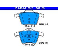 Set di pastiglie freno ATE 13.0460-7189.2, indietro
