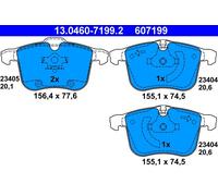 ATE 13.0460-7199.2 Kit pastiglie freno, Freno a disco per OPEL,SAAB,VAUXHALL