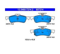 Set di pastiglie freno ATE 13.0460-7214.2, posteriore