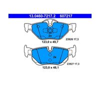 Set di pastiglie freno ATE 13.0460-7217.2, posteriore