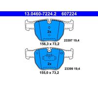 ATE 13.0460-7224.2 Kit pastiglie freno, Freno a disco per LAND ROVER