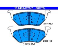 ATE 13.0460-7235.2 Kit pastiglie freno, Freno a disco per FORD,MAZDA