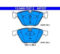 Set di pastiglie freno ATE 13.0460-7237.2, fronte