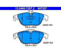 ATE 13.0460-7257.2 Kit pastiglie freno, Freno a disco per MERCEDES-BENZ