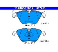 Set di pastiglie freno ATE 13.0460-7268.2, anteriore
