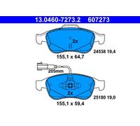 KIT PASTIGLIE FRENO ANT ATE ALFA ROMEO GIULIETTA 1.4 BiFuel 88KW 11>17 130460...