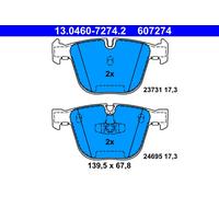 ATE 13.0460-7274.2 Set Pastiglia Freno, Freno a Disco per BMW