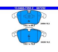 Set di pastiglie freno ATE 13.0460-7292.2, anteriore