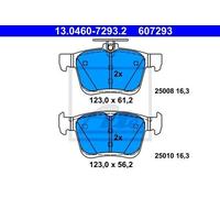 ATE 13.0460-7293.2 - Kit pastiglie freno asse posteriore 607293