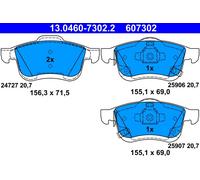 Pastiglie freno 13.0460-7302.2 ATE per FIAT 500L