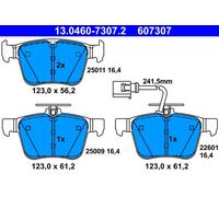 Set di pastiglie freno ATE 13.0460-7307.2, posteriore
