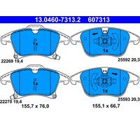 Set di pastiglie freno ATE 13.0460-7313.2, anteriore