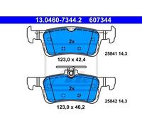 Set di pastiglie freno ATE 13.0460-7344.2, posteriore