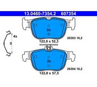 ATE 13.0460-7354.2 Kit pastiglie freno, Freno a disco per AUDI,CUPRA,FORD,SEAT,S