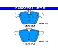 Set di pastiglie freno ATE 13.0460-7357.2, anteriore