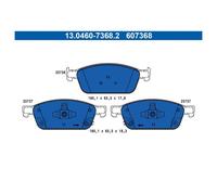 ATE 13.0460-7368.2 Kit Pastiglie Freno a Disco Ant. per Ford Transit Collegare