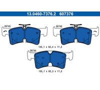 ATE 13.0460-7376.2 Kit pastiglie freno, Freno a disco per VW