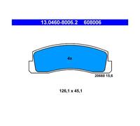 Set di pastiglie freno ATE 13.0460-8006.2, fronte