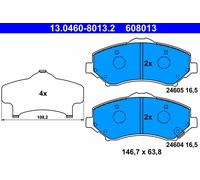 ATE 13.0460-8013.2 Kit pastiglie freno, Freno a disco per JEEP
