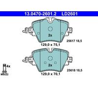 ATE 13.0470-2601.2 Kit pastiglie freno, Freno a disco per BMW,MINI,TOYOTA