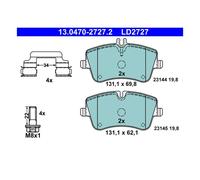 ATE 13.0470-2727.2 Pastiglie Freno Anteriore per Mercedes-Benz W203