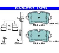 ATE 13.0470-2773.2 Kit pastiglie freno, Freno a disco per AUDI