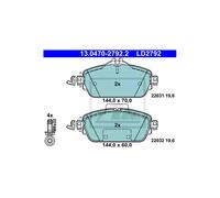 ATE 13.0470-2792.2 Pastiglie freno anteriore per Mercedes C E
