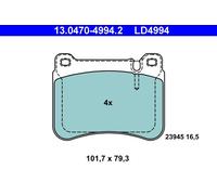 ATE 13.0470-4994.2 Kit pastiglie freno, Freno a disco per MERCEDES-BENZ
