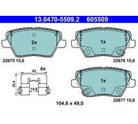 ATE 13.0470-5509.2 Kit pastiglie freni