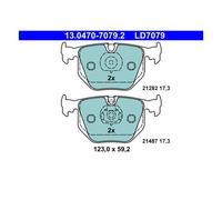 ATE Pastiglie Freni BMW,LAND ROVER 13.0470-7079.2 34112180421,34211163324,34211163326 34211164581,34211164582,34212157576,34213403241,34216750160