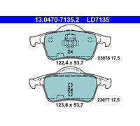 ATE 13.0470-7135.2 Kit pastiglie freno, Freno a disco per VOLVO