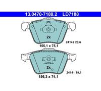 ATE 13.0470-7188.2 Kit pastiglie freno, Freno a disco per VOLVO