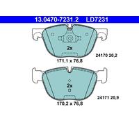 Piastra di montaggio specchio + Tubo di aspirazione aria ATE per BMW X3 E70, X5