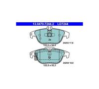 ATE 13.0470-7244.2 Pastiglie freno posteriore per Mercedes C E