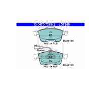 ATE 13.0470-7269.2 Kit pastiglie freni per ALFA ROMEO GIULIETTA (940)