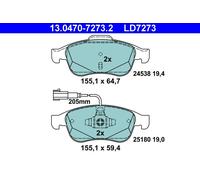 Pastiglie freno 13.0470-7273.2 ATE per ALFA ROMEO GIULIETTA