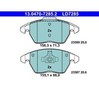 ATE 13.0470-7285.2 Kit pastiglie freno, Freno a disco per AUDI,SEAT,VW