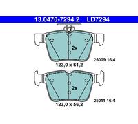 Set di pastiglie freno ATE 13.0470-7294.2, indietro