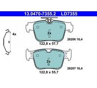 Set di pastiglie freno ATE 13.0470-7355.2, posteriore