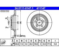 ATE 24.0111-0147.1 Discofreno VOLVO
