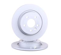 Disco freno ATE 24.0111-0158.1 posteriore, pieno, 1 Pezzo