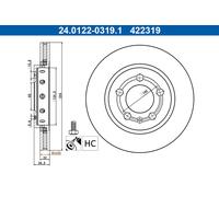 ATE 24.0122-0319.1 Disco freno per VW