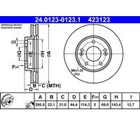 ATE 24.0123-0123.1 Disco freno per HYUNDAI,KIA