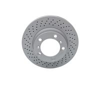 Disco freno ATE 24.0124-0211.1 anteriore, ventilato, altamente carbonizzato, 1 Pezzo