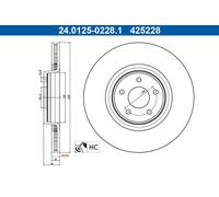 ATE 24.0125-0228.1 Disco freno