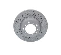 ATE 1x Disco Freno Posteriore Ø3300 Forati/Areato per Porsche 911 Cabriolet